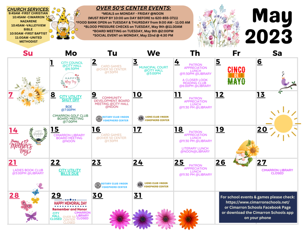 may community calendar