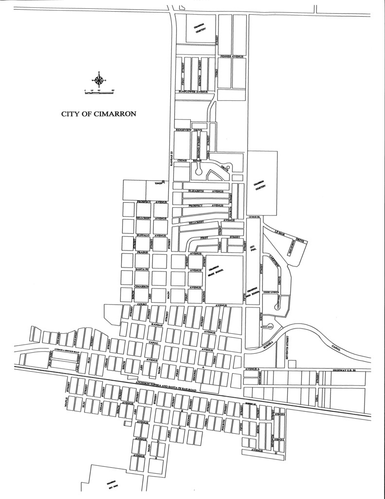 Cimarron City Map
